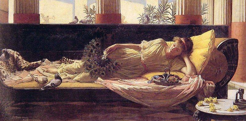 Dolce far Niente, John William Waterhouse